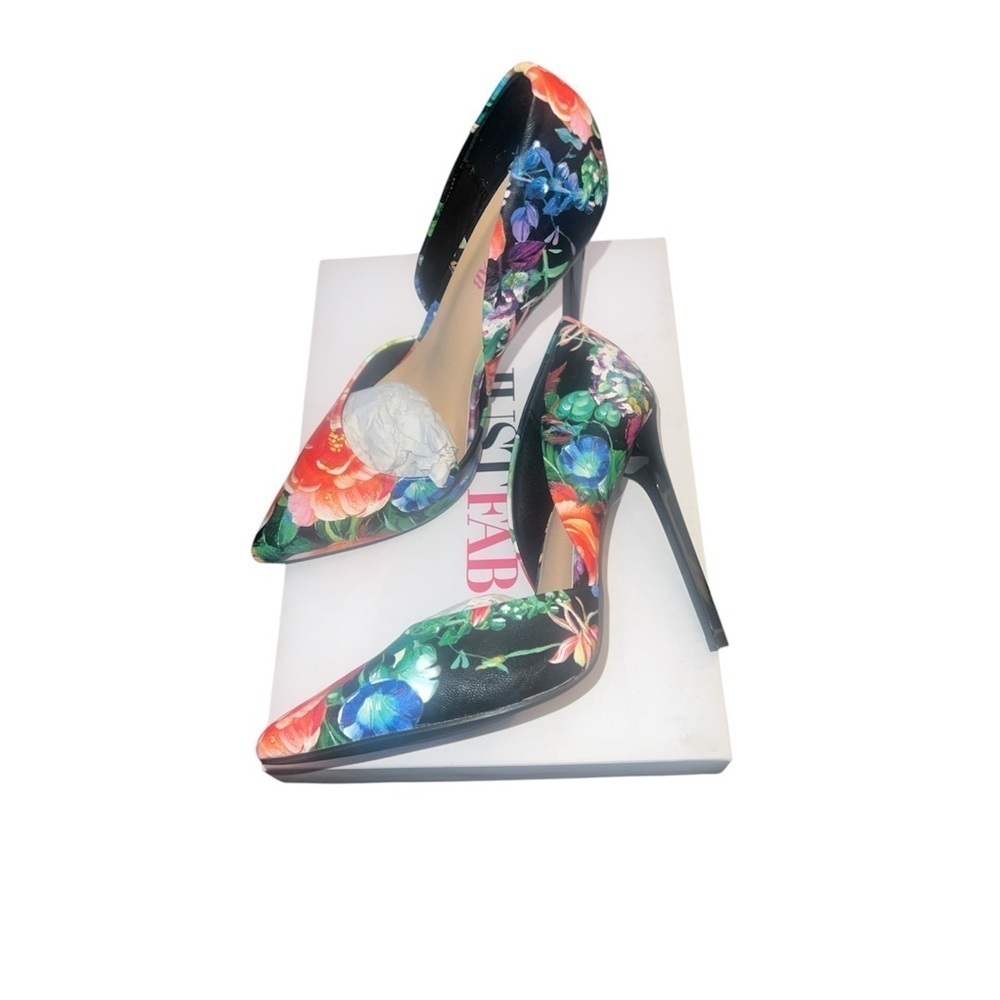 JustFab Women's Floral 5 in Heels